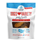 Dogs Love Jerky Dog Treats, Premium Dog Jerky Variety Pack with Chicken, Beef & Turkey, 3 Pound Bag