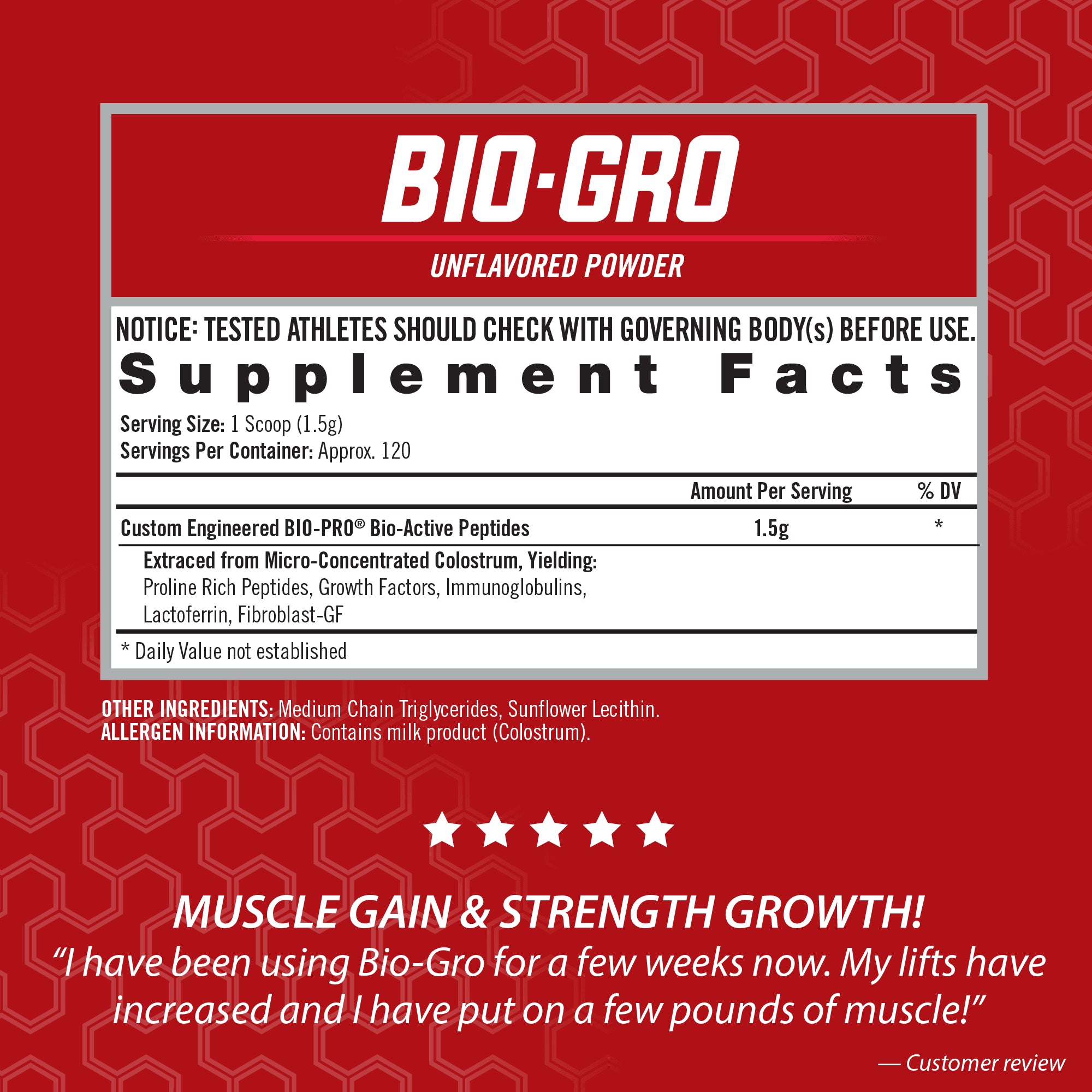 Bio-Gro, Protein Synthesis Amplifier, Unflavored, 6.35 Oz (180 G)