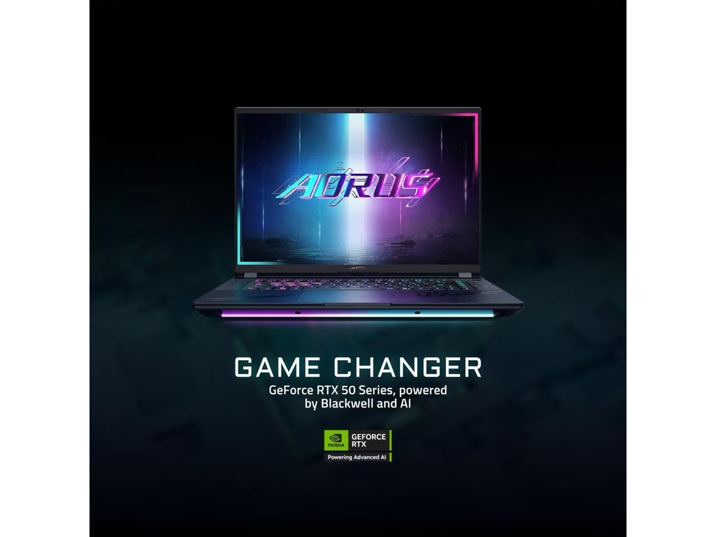 AORUS Master 16" Gaming Laptop, Intel Core Ultra 9 275HX, 32GB RAM, 1TB SSD, Geforce RTX 5080, OLED 240Hz, Dark Tide, BYHC5USE64SH