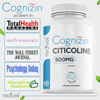 Cognizin Citicoline- 500Mg CDP Choline Capsules- 60 Servings