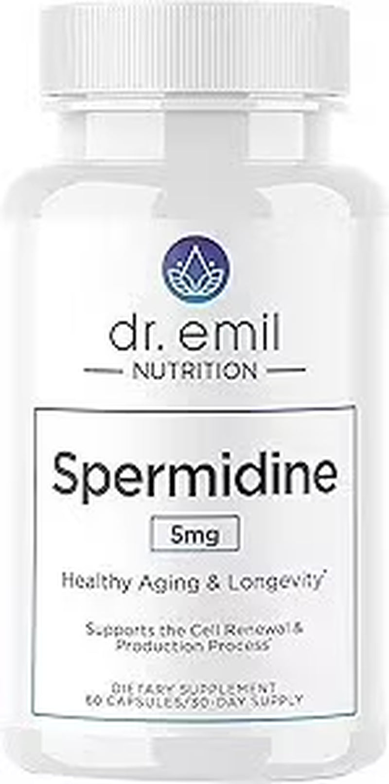 NUTRITION Spermidine 5Mg, 60 Count, 30 Servings