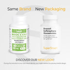 Broccoli Sulforaphane Glucosinolate 600Mg per Day (High Strength) - 10% SGS with Myrosinase - Broccoli Supplement | Non-Gmo & Gluten Free - 60 Vegetarian Capsules