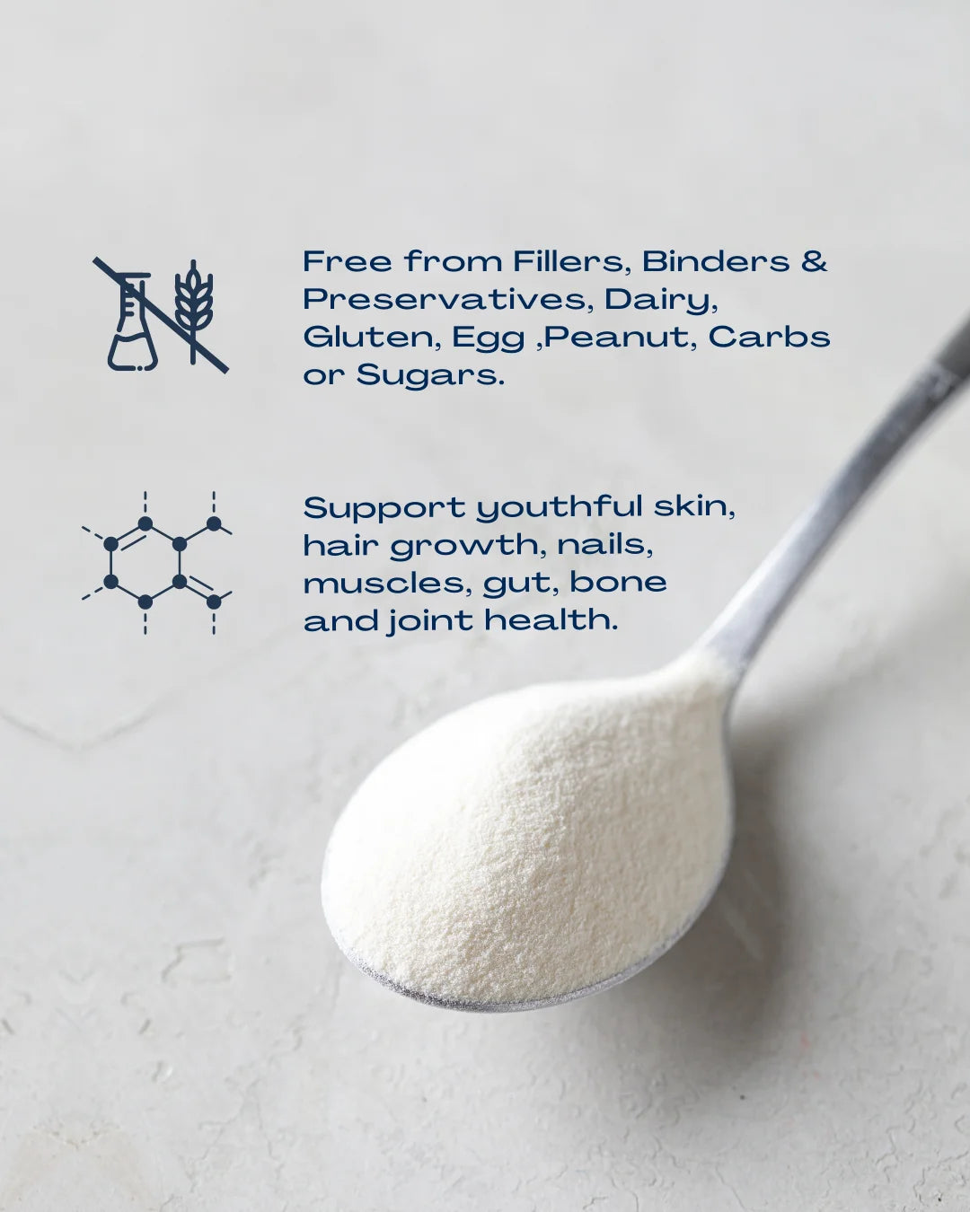 Collagen Peptides Powder Skin, Hair, Muscles & Joints, Women & Men of All Ages, 200G