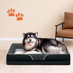 Dog Beds for Large Medium Small Dogs Orthopedic Pet Bed Sofa Supportive Egg Crate Foam Animal Couch with Removable Washable Cover Non Skid Bottom S to XL