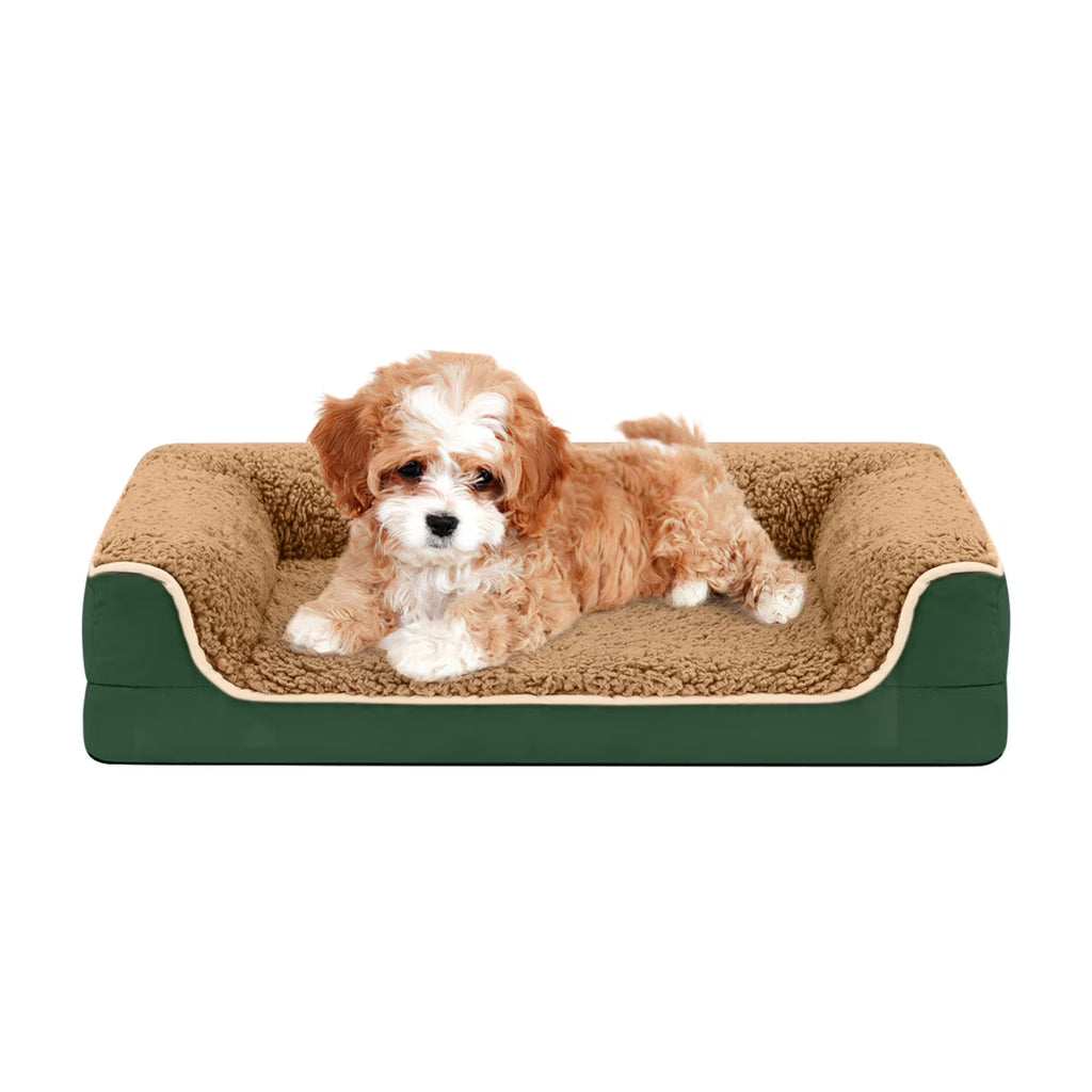 Dog Bed for Large Medium Small Dogs Orthopedic Dog Sofa Bed Non Slip Pet Couch with Removable Washable Cover Supportive Egg Crate Foam S to XL