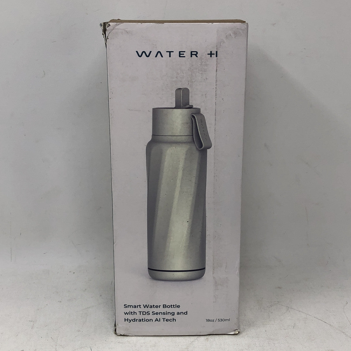 Water H Smart Water Bottle W/ TDS Sensing & Hydration AI Tech 18Oz