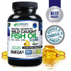 (Pack of 3) Natural Antarctic Wild Caught Omega 3 Fish Oil DPA-EPA-DHA Supplement