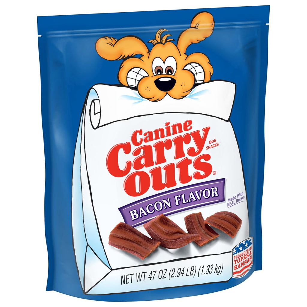 Bacon Flavor Dog Treats, 47Oz Bag