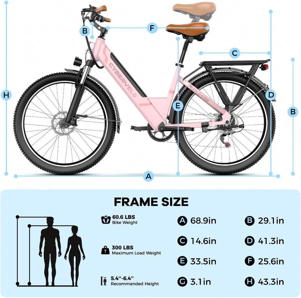26" Electric Bike for Adult,1000W Peak, up 80 Miles Removable Battery Ebike,Adult Electric Bicycles for All Terrain,Men Women Ebike, 7-Speed