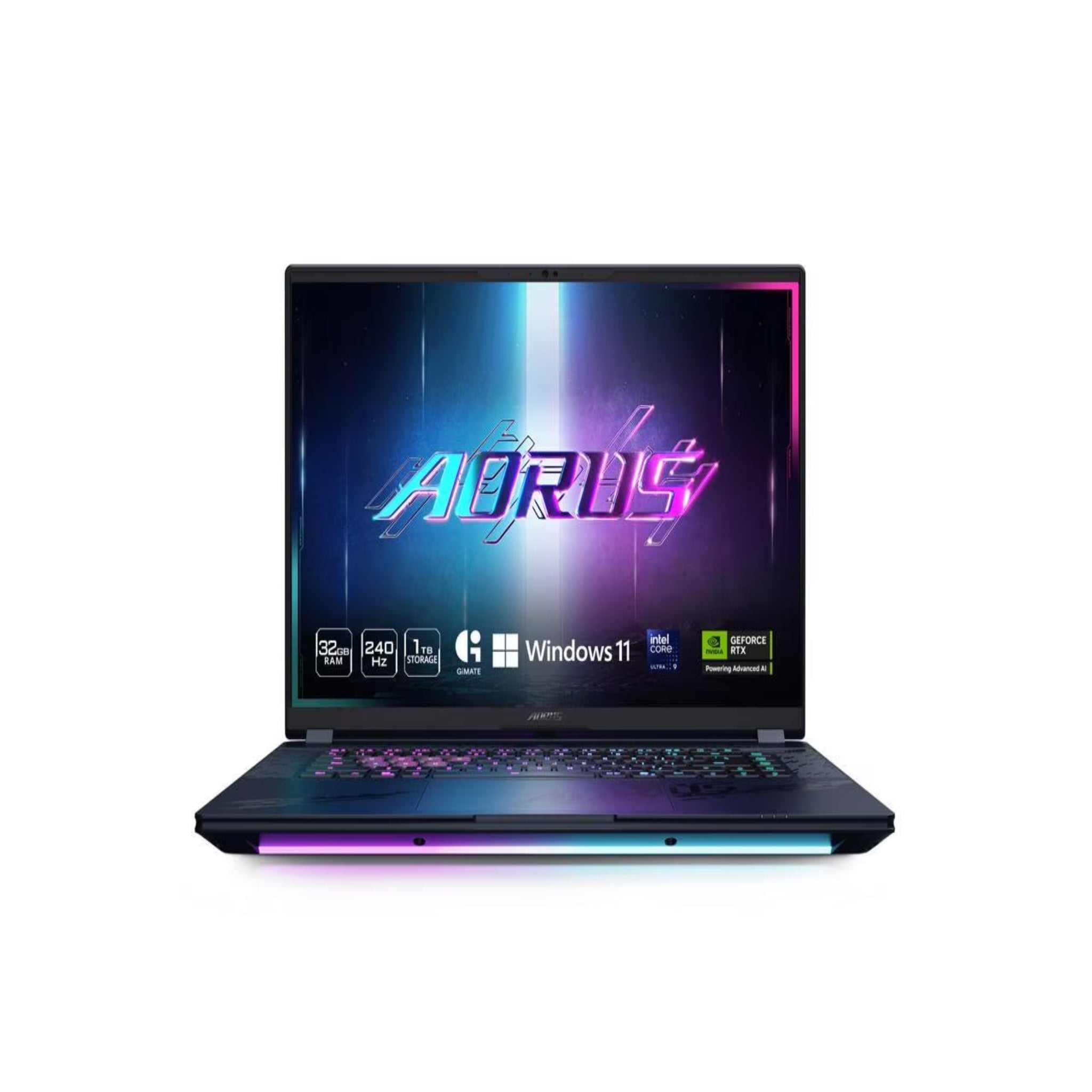 AORUS Master 16" Gaming Laptop, Intel Core Ultra 9 275HX, 32GB RAM, 1TB SSD, Geforce RTX 5080, OLED 240Hz, Dark Tide, BYHC5USE64SH