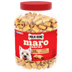 Marosnacks Small Dog Treats with Real Bone Marrow, Crunchy Dog Snacks, 40 Oz Canister
