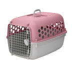 26" Plastic Portable Kennel for Dogs, Pink
