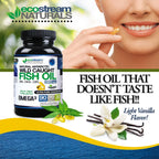 (Pack of 3) Natural Antarctic Wild Caught Omega 3 Fish Oil DPA-EPA-DHA Supplement