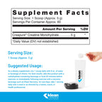 Klean Creatine - Supports Muscle Strength, Performance & Recovery from Strenuous Exercise* - NSF Certified for Sport - 11.1 Ounces - Unflavored