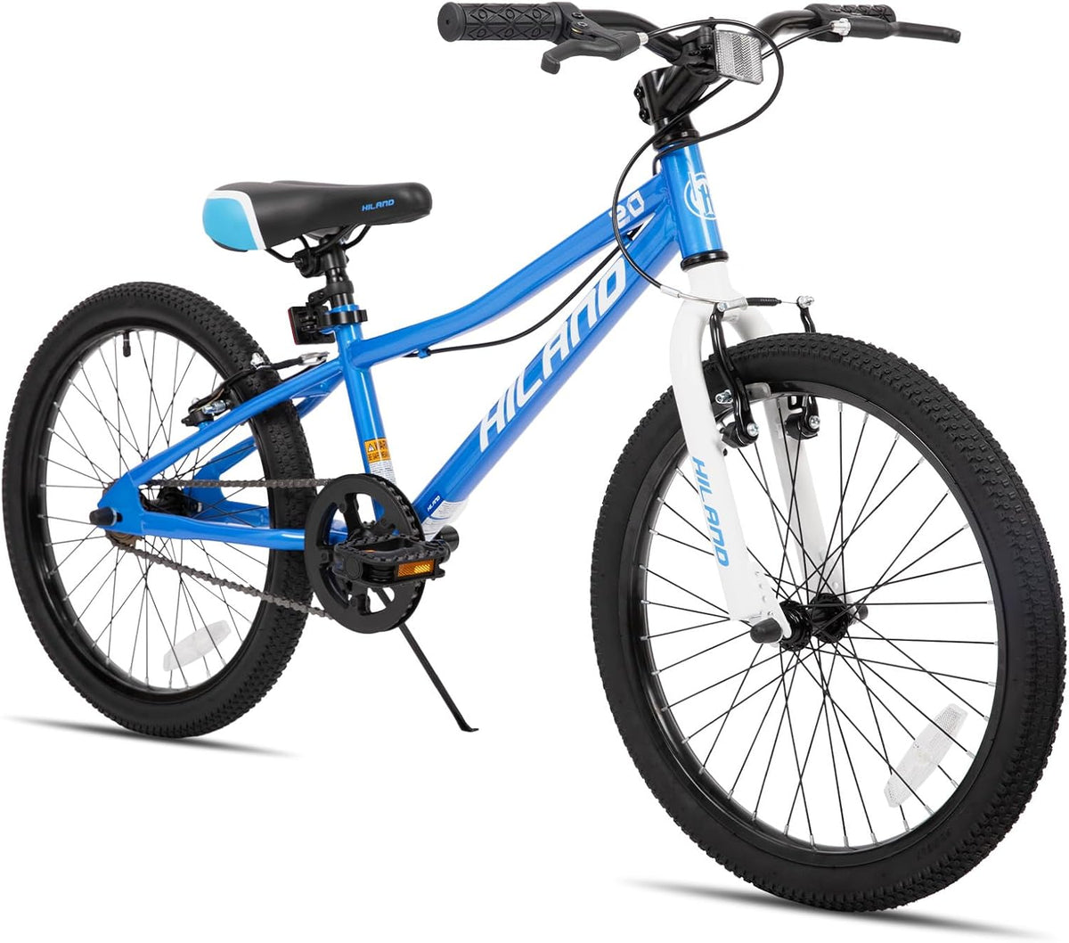 HILAND 20 Inch Kids' Bicycles Mountain Bike for Boys, Girls 5+ Years Old, Single Speed Kids Bicycles with Dual Handbrakes, Child Bike | Kids Bicycles