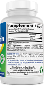 (3 Pack)  Lactoferrin 250 Mg 60 Vegetarian Capsules | Healthy Immune Supplement