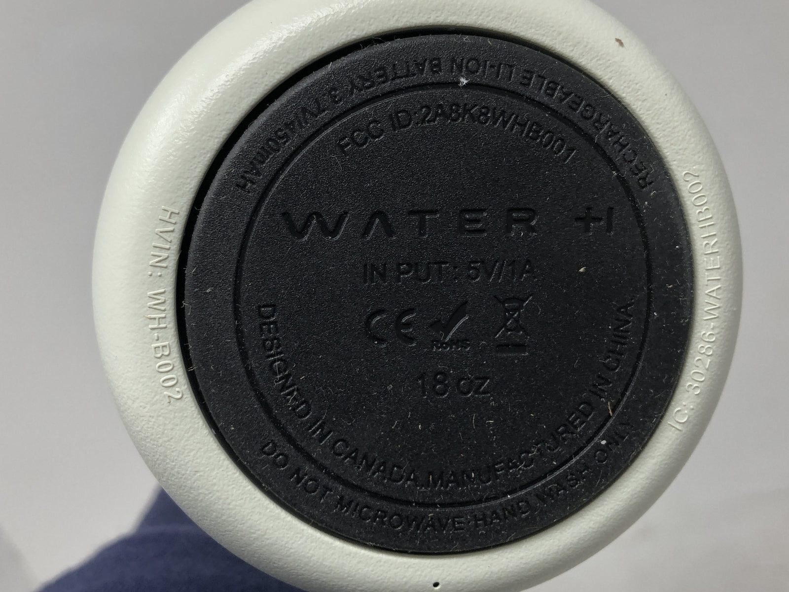 Water H Smart Water Bottle W/ TDS Sensing & Hydration AI Tech 18Oz
