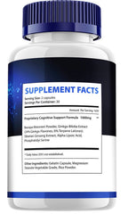 Memoforce Brain Capsules - Memo Force Pills All-Natural Supplements, Memory and Focus Support, 5 Pack, 300 Capsules