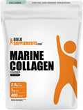 Bulksupplements Marine Collagen Powder - Collagen Supplement, Hydrolyzed - Unflavored, 100G (3.5 Oz)