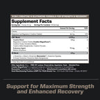 Sports CG5 - Premium Creatine and L Glutamine Powder - Maximum Strength Power Recovery, Build Lean Muscle, Increase Workout Performance - Pre Workout and Post Workout - Unflavored (30 Servings)