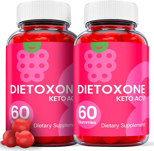 (2 Pack) Dietoxone Keto ACV Gummies - Supplement for Weight Loss - Energy & Focus Boosting Dietary Supplements for Weight Management & Metabolism - Fat Burn - 120 Gummies