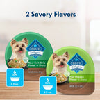 Delights Adult Small Breed Filet Mignon & New York Strip Wet Dog Food Variety 12 Pack, 3.5 Oz Cup