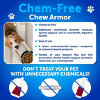 Flea & Tick Chews for Dogs 240 Count 2-Pack Vitamins B1/B6/B12 All Breeds