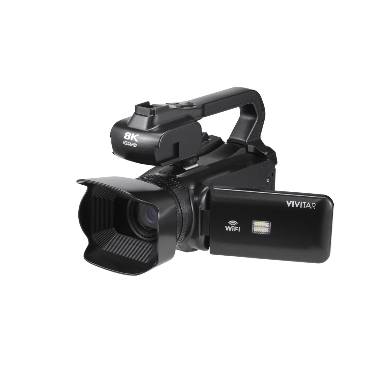 Full Size 8K Studio Video Camcorder, 64MB, Ultra HD, Black