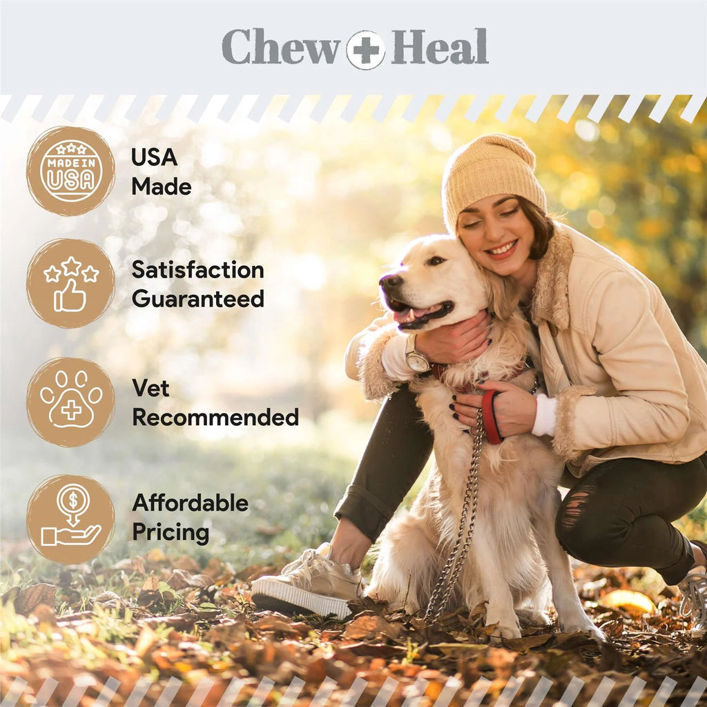 Dog Calming Treats, 30 Anxiety Relief Soft Chews for Dogs - Peanut Butter Flavor