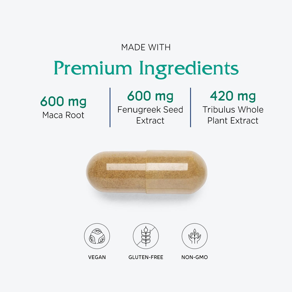 Femvitality Libido Supplement for Women, Natural Female Libido Booster for Women, Increases Intimate Drive, Desire and Stamina, Helps Vaginal Dryness, Vegan 60 Capsules