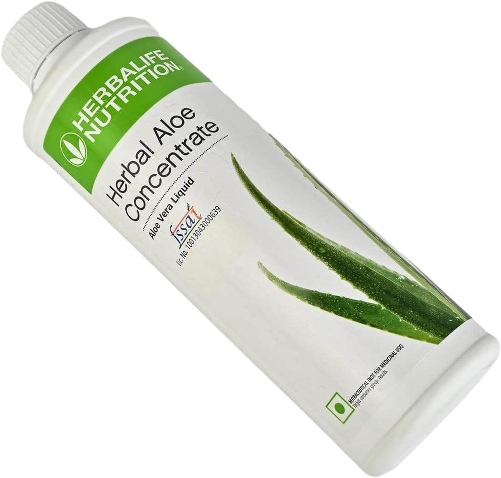 Herbal Aloe Concentrate Pint: Cranberry Flavor 16 FL Oz (473 Ml) for Digestive Health with Premium-Quality Aloe, Gluten-Free, 0 Calories, 0 Sugar, Naturally Flavored