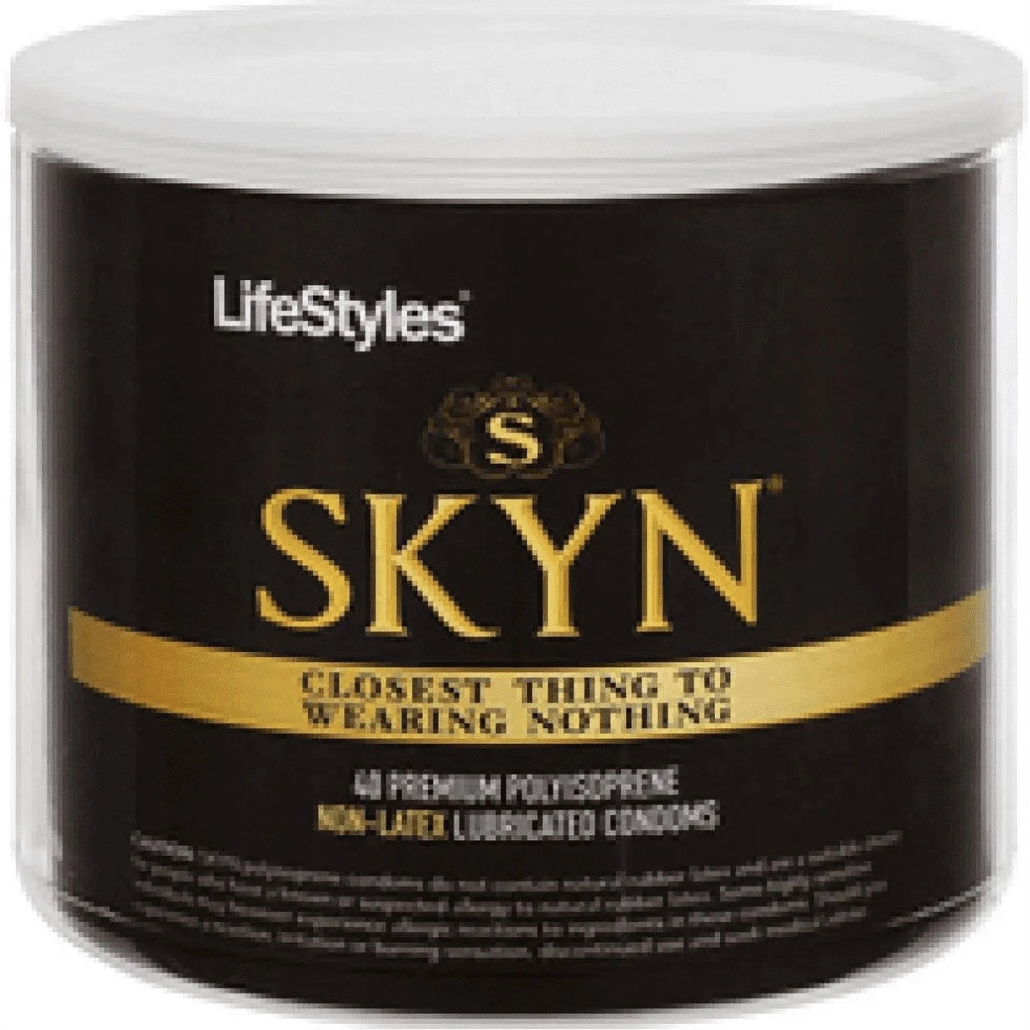 SKYN Lubricated Non-Latex Condoms, Premium Ultra Thin Natural Feel