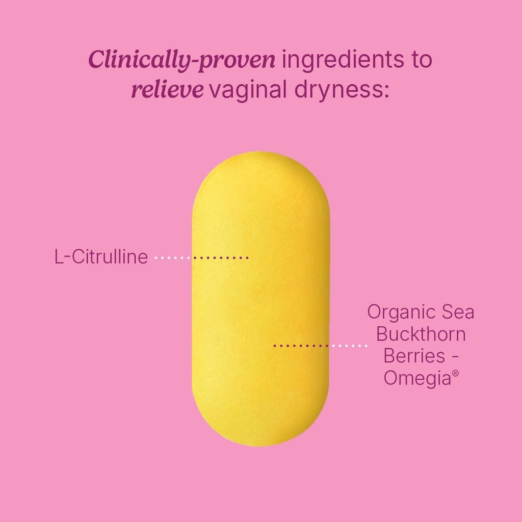 Mujeres Sexual Health Dietary Supplement - 30 Servings | Supports Vaginal Moisture and Hydration, Supports Energy and Blood Circulation, Hormone-Free Formula - 90 Tablets