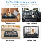 Dog Beds for Large Medium Small Dogs Orthopedic Pet Bed Sofa Supportive Egg Crate Foam Animal Couch with Removable Washable Cover Non Skid Bottom S to XL